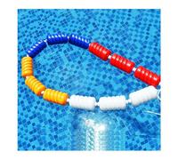 Générique Ligne de séparation Flottante pour Piscine, bouée de sécurité, échelle de Piscine, 1 à 18 m - Bouée préinstallée pour piscines intérieures/extérieures, Corde Flottante résistante avec câble