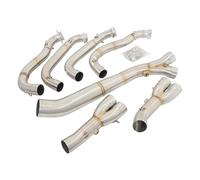 Générique Ligne D'échappement Intermédiaire pour Moto, Système Complet Modifié pour B&MW S1000RR 2010-2018 Et S1000R 2015-20188(Style 1)