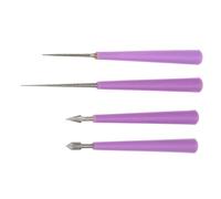 Générique Limes Diamantées Multifonctions et Applications Délicates Lot de 4 en ABS et Diamant Coupe Rapide Outils à Main pour Polissage Métal pour Travail Artisanal
