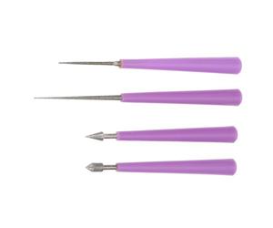 Générique Limes Diamantées Multifonctions et Applications Délicates Lot de 4 en ABS et Diamant Coupe Rapide Outils à Main pour Polissage Métal pour Travail Artisanal