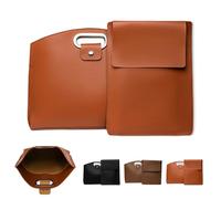 Générique Limorence 2pcs Women'S Laptop Tote Bag Set, Waterproof Leather 14-16in 2pcs Laptop Bag for Women (Light Brown)