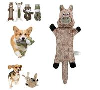 Générique Linen Safari Companions Chomp Champ Dog Toy, Linen Dog Toys Rabbit Sloth Series, Healthier Chewing, Built-in Squeaker and Crinkle Paper, No Boredom, No Destruction (#E)