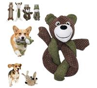 Générique Linen Safari Companions Chomp Champ Dog Toy, Linen Dog Toys Rabbit Sloth Series, Healthier Chewing, Built-in Squeaker and Crinkle Paper, No Boredom, No Destruction (#B)