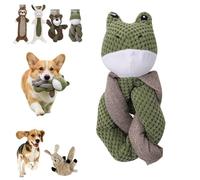 Générique Linen Safari Companions Chomp Champ Dog Toy, Linen Dog Toys Rabbit Sloth Series, Healthier Chewing, Built-in Squeaker and Crinkle Paper, No Boredom, No Destruction (#D)