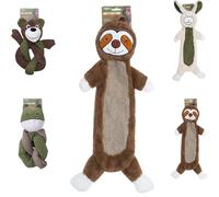 Générique Linen Safari Companions Chomp Champs Dog Toy, 2026 New Tough Teeth Cleaning Puppy Chewers, Healthier Chewing, Happier Dogs, No Boredom,No Destruction (Sloth)