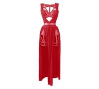 Générique Lingerie Noël Sexy Femme - Nuisettes Catsuit Déguisement Christmas Costume Sous-vêtements + Briefs Mère Noël Vêtements De Nuit Pyjama Cosplay