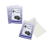 Générique Lingettes de Nettoyage pour Lentilles et Écrans Smartphone et Microscope, Papier Doux Blanc, Grosse Surface, 200 Pièces, Usage Maison et Bureau