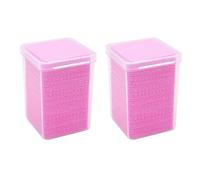Générique Lingettes Dissolvantes Design Jetable Faciles à Utiliser en Tissu Non Tissé, 400pcs pour Vernis à Ongles pour Salon Professionnel et Usage Personnel