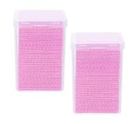 Générique Lingettes Nettoyantes 400pcs pour Colle à Faux Cils en Coton sans Peluches pour Extensions de Cils, Utilisation en Salon de Beauté Domicile