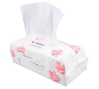 Générique Lingettes Visage Jetables 100 Pcs en Coton Doux 20x20 Cm, Utilisables Sèches et Humides, Serviettes Faciales pour Nettoyage et Démaquillage, Adaptées Soins Peau