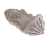 Générique Lion miniature sculpté en fronton mural, modèle réduit de maison de poupée, extérieur, artisanat, décoration à faire soi-même, mobilier de