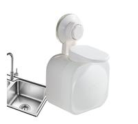Générique Liquid Soap Dispenser - Wall-Mounted Hand Detergent Dispenser,Refillable Manual Soap Containers, Creative Liquid Shamp Chamber With Suction Cup For Kitchen Countertop