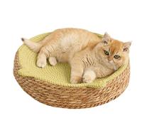 Générique Lit à gratter pour Chat - Nid Respirant tissé à la Main, lit pour Chat tissé en Corde de Coton pour la sécurité des Meubles, Coupe des Ongles, Jeu d'enrichissement de l'ennui