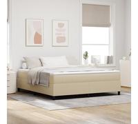 Générique Lit Box Spring Vert Clair Grey Super King Tissu en Velours Côtelé,Lits & Cadres de lit,28.1KG-3337426