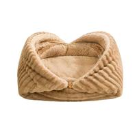 Générique Lit Chat, Coussin Rond Animal, Couchage pour Chien, Structure en Velours côtelé et Coton, Facile à Nettoyer, Accessoire Pliable, Nid Douillet pour Chatons et Chiot, 18.11x16.54 Pouces