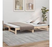 Générique Lit Coulissant 2X(75x190) cm Bois de pin massif-823419