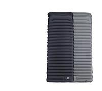 Générique Lit de Camping Gonflable de 10 cm avec Oreiller - Gonflage Manuel et au Pied for Une Utilisation en Tente extérieure(Black)