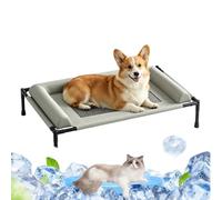 Générique Lit de Camping pour Chien Coussin surélevé Pliable Respirant | Lit extérieur pour chien Pour l'Intérieur, l'Extérieur, le Porche, Sol, Jardin, la Plage, et le Pat