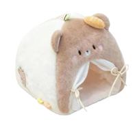 Générique Lit De - Mini Lit De Tente De 10x10x20cm | Ensemble De Jeu De Meubles Miniatures | Mini Lits De Jeu pour Salon, Maison, Jeuu Imaginatif, Animaux en Peluche, Afficheur Bureau D'intérieu