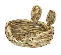 Générique Lit en pour Lapins - Tapis De Nidification Et Mastication en - Tapis pour Lapin,Convient aux Chinchillas, furets, gerbilles et Autres Petits Animaux, adapté aux Cages, clapiers, habitats
