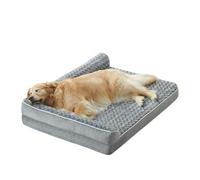 Génerique Lit for Chien Style canapé for Grands Chiens, lit imperméable avec Housse Amovible et Lavable, Base antidérapante et Support articulaire,for All Seasons Use(Gray,122X89X17CM)