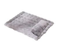 Générique Lit Matelas Chat | Matelas Doux avec Oreiller Amovible | Grand Lit À Chat Et Tapis De Sommeil Canin,pour Petit Moyen Grand Chiot Intérieur Maison Canapé Sol Caisse Chenil Hiver Automne
