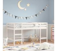 Générique Lit Mezzanine d'enfants sans Matelas avec échelle 90x190 cm, Meubles, Lits & Accessoires, Lits & Cadres de lit, Brun, (Poids 25.78KG)