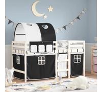 Générique Lit Mezzanine Enfants avec Tunnel sans Matelas 80x200 cm,Lits & Accessoires,Lits & Cadres de lit-3283838