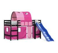 Générique Lit Mezzanine Enfants avec Tunnel sans Matelas Rose 80x200 cm,Meubles, Lits & Accessoires, Lits & Cadres de lit, Rose (Poids 36.14KG)-7044