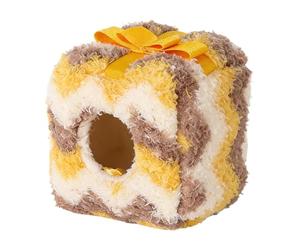 Générique Lit Petits Animaux - Dodo Mignon Doux en Peluche,Maison d'hiver Hamster Lit Petit Animal,pour Intérieur Extérieur Maison Famille Chinchilla Furet Souris Oiseaux Hérisson Ours Doré Lapin