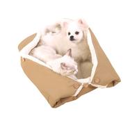 Générique Lit pour Chat - 2 en 1 Nid Lavable Fermé - Lit Pliable pour Chaton Tapis De Sommeil,pour Lapin Petit Chien Animal De Compagnie Temps Froid Automne Chambre Salon Balcon Appartement