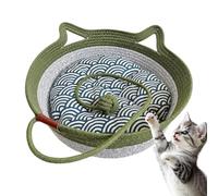 Générique Lit pour Chat Corde tressée avec Coussin et Balle Jouet