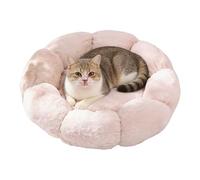 Générique Lit pour Chat - Coussin en Peluche Doux Et Chaud avec Anti-Dérapant | Panier Rond en Peluche de 40 cm pour Chat,pour Petits et Moyens Animaux Chien Chiot pour Le Sommeil et Le Repos