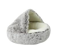 Générique Lit pour Chat Donut et Petit Panier pour Chien, Coussin Moelleux avec Fond Anti-Dérapant, 3 Tailles (40/50/60cm) pour Chats et Petits Animaux