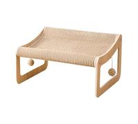 Générique Lit pour Chat Griffoir Accessoire de Chat Coussin Grattoir Interactif Jouet pour Chaton Fabrication et Stable Adapté pour Animaux Domestiques, Sisal