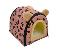 Générique Lit pour Hamster et Lapin - Lit Doudou Chaud pour Furet et Rongeur - Accessoire pour Cage Cachette Nid Détente Jeu Intérieur Extérieur