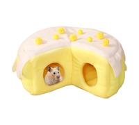 Générique Lit pour Hamster, Maison pour Hamster Douce Chaude Et Confortable De Style Cartoon, Maison De Habitat avec Grotte pour Hérisson, pour Lapins, Chinchillas Et Animaux De Compagnie