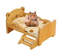 Générique Lit pour Les Chinchillas,Meuble de Repos en Bois pour Petits Animaux Domestiques - Lit en Bois pour Lapin - pour Gerbille Naine Hérisson Hamster Chinchilla Lapin Furet Cochon d'Inde