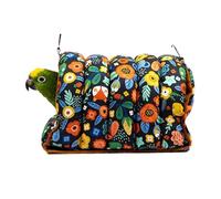 Générique Lit pour Oiseaux De Cage - Hamac Pliable Doux Et Confortable,Hamac d'hiver Abri Cockatiel Perroquet Canari Conure Hamster Lapin Intérieur Sommeil Repos Reproduction