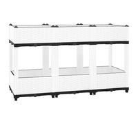 Générique Lit surélevé 120x40x71 cm Polypropylène,Maison & Jardin, Pelouses & Jardins, Jardinage, Pots & Cache-Pots, Gris (Poids 11.01KG)-3314