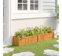 Générique Lit surélevé 150x30x25 cm Bois Massif de Teck,Pots & Cache-Pots,13.17KG-362659