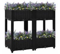 Générique Lit surélevé 80x40x71 cm Polypropylène Maison & Jardin Pelouses & Jardins Jardinage Pots & Cache-Pots (Poids 7.79KG)