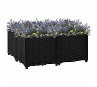 Générique Lit surélevé 80x80x38 cm Polypropylène Maison & Jardin Pelouses & Jardins Jardinage Pots & Cache-Pots (Poids 7.97KG)