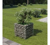 Générique Lit surélevé à Gabion Acier galvanisé 50x50x50 cm,Jardinage,Pots & cache-pots-143570