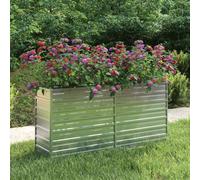 Générique Lit surélevé de Jardin 160x40x77 cm Acier galvanisé Argenté