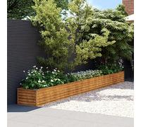 Générique Lit surélevé de Jardin 482x50x36 cm Acier corten,Pots & Cache-Pots,12.72KG-151979