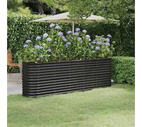 Générique Lit surélevé de Jardin Acier Enduit de Poudre Anthracite,Maison & Jardin,Pelouses & Jardins,Jardinage,Pots & Cache-Pots,Anthracite,11.72 KG,318901