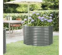 Générique Lit surélevé de Jardin Acier galvanisé 100x100x68cm Gris Maison & Jardin Pelouses & Jardins Jardinage Pots & Cache-Pots (Poids 7.92KG)