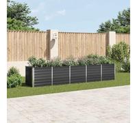 Générique Lit surélevé de Jardin Acier galvanisé 400x80x77 cm Anthracite,Maison & Jardin,Pelouses & Jardins,Jardinage,Pots & Cache-Pots,47063
