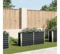 Générique Lit surélevé de Jardin Anthracite 160x40x77 cm Acier galvanisé,Maison & Jardin,Pelouses & Jardins,Jardinage,Pots & Cache-Pots,45730